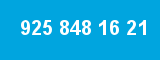 925 848 16 21 925 848 16 21